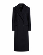 Maje Womens Coat Midnight in Blue