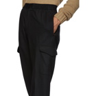 Ermenegildo Zegna Black Wool Cargo Pants