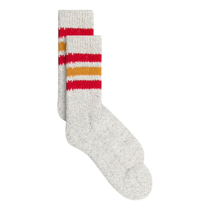 Photo: RoToTo Oldschool Work Boot Sock in Red/Gold