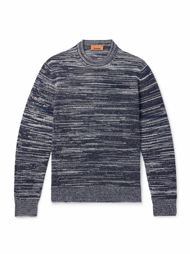 Photo: Missoni - Space-Dyed Cashmere Sweater - Blue