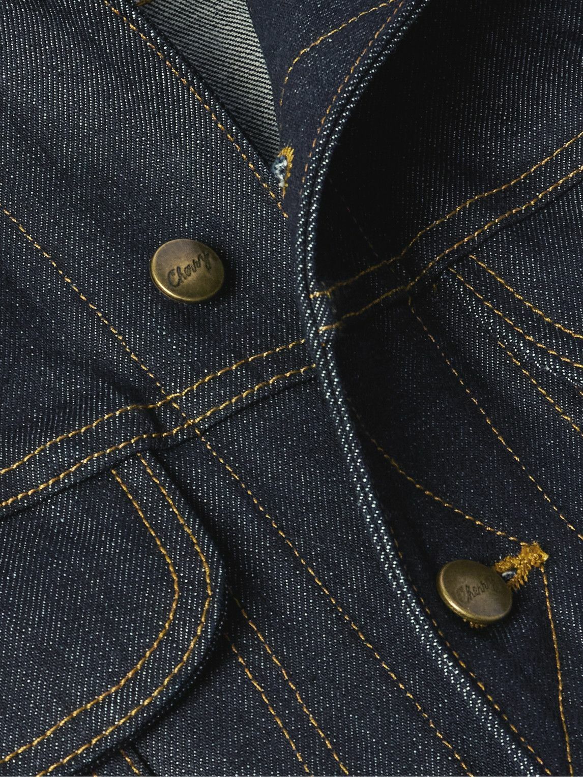 Cherry Los Angeles - Cotton-Blend Corduroy-Trimmed Embellished Denim Jacket - Blue