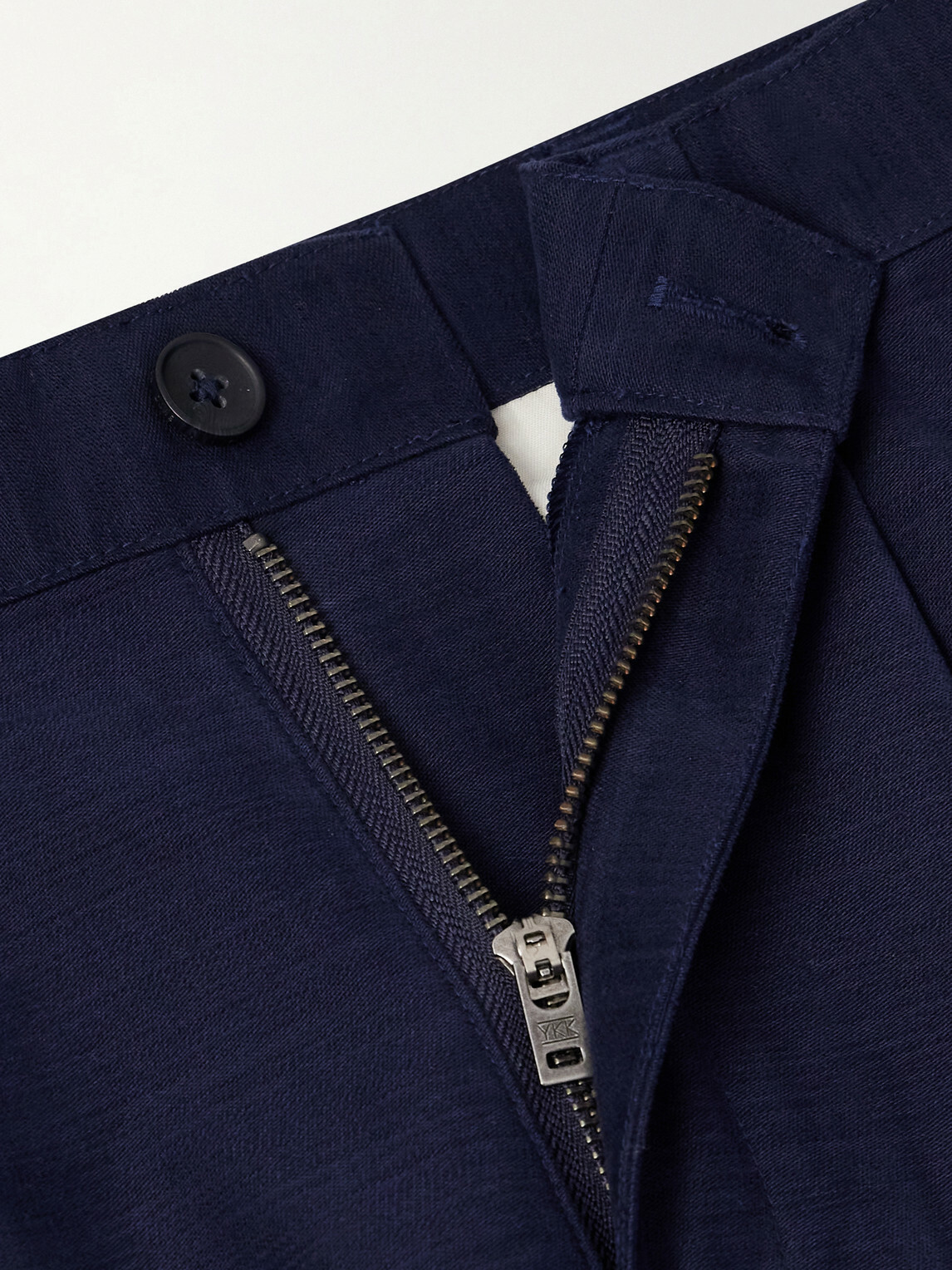 Aimé Leon Dore - Straight-Leg Pleated Cotton Trousers - Blue