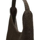 ST. Agni Women's Lattice Weave Large Tote in Coffee 