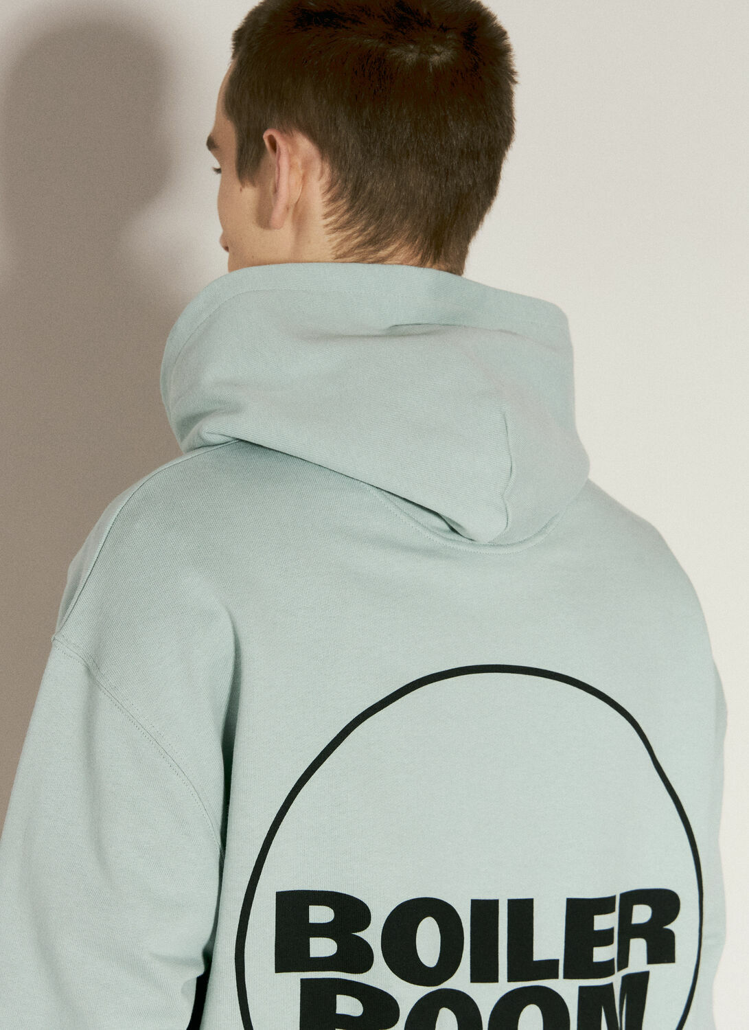 Boiler Room Logo Print Hooded Sweatshirt