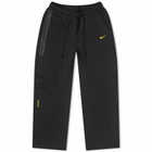Nike Men's x NOCTA Tech Fleece Pant in Black/University Gold