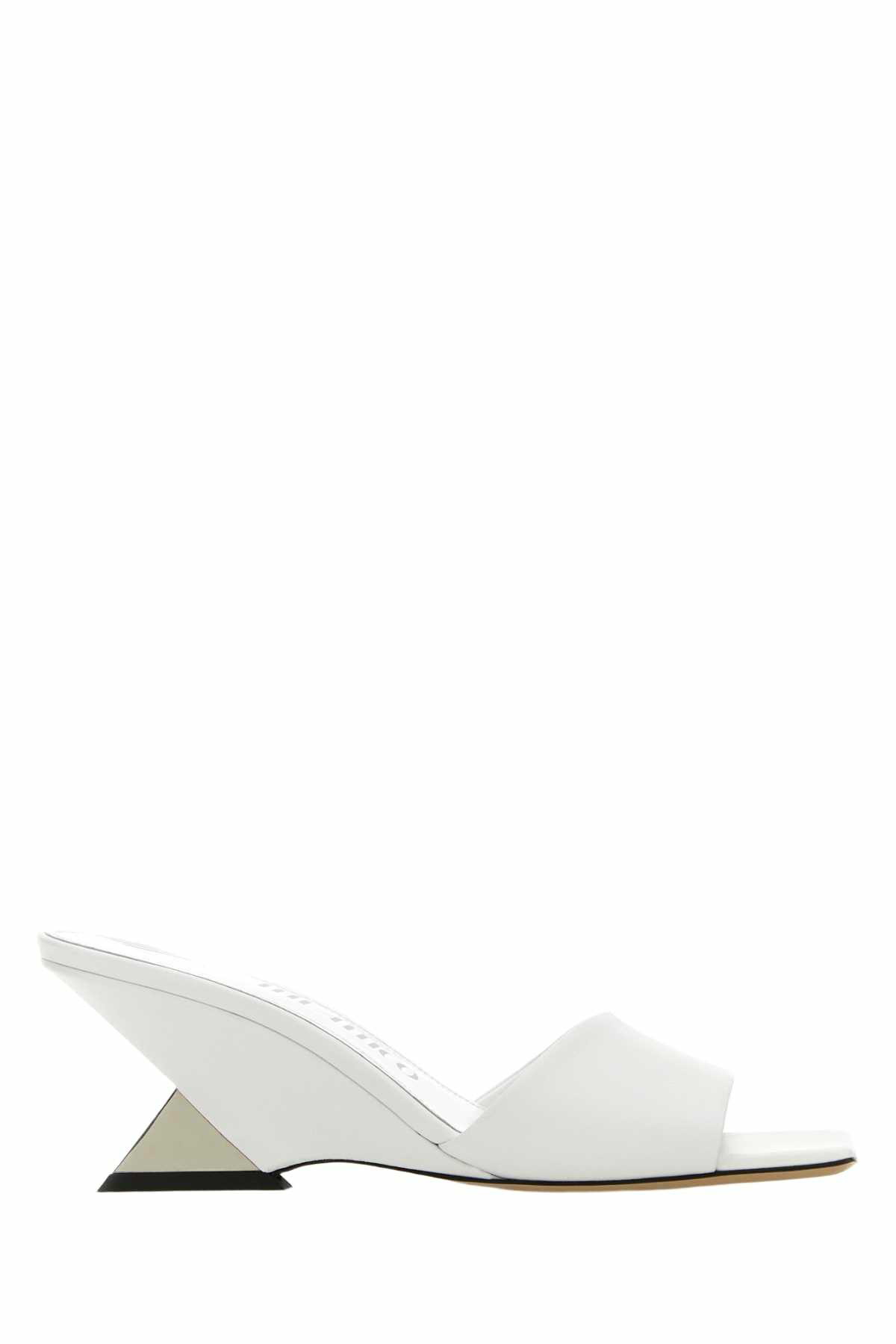 The Attico - Adele snake-effect leather sandals The Attico