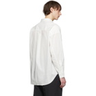 Christian Dada Off-White Nobuyoshi Araki Edition Flower Text Print Shirt