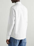A.P.C. - Greg Button-Down Collar Logo-Embroidered Cotton Oxford Shirt - White