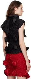 Feben Black Twist Blouse