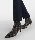 Gianvito Rossi Tweed ankle boots