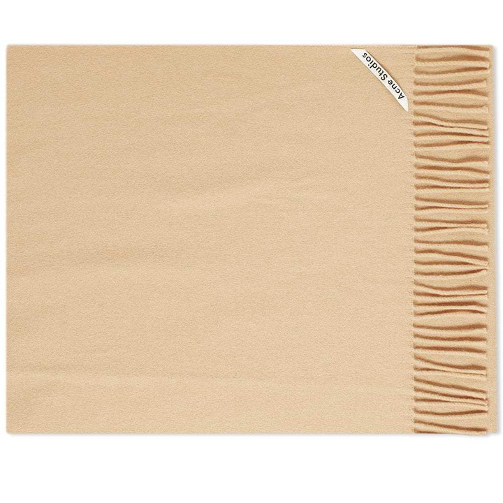 Photo: Acne Studios Canada Cashmere Narrow Scarf Camel