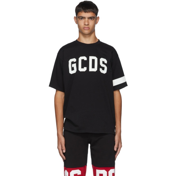 Photo: GCDS Black Glow Logo T-Shirt