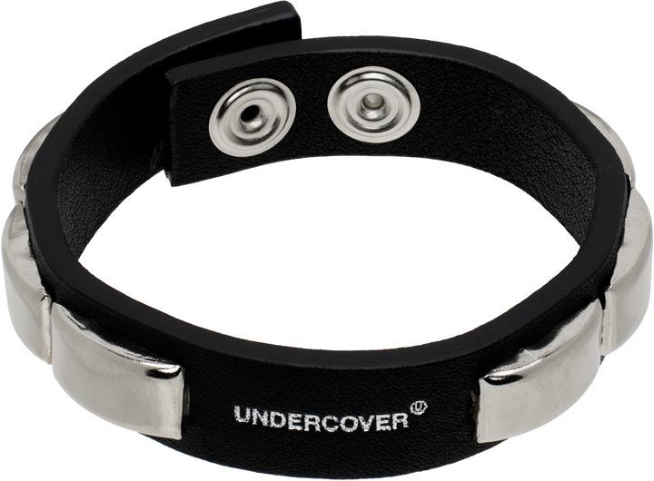 Photo: UNDERCOVER Silver Stud Leather Bracelet