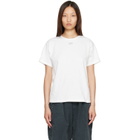 Diesel White Metallic Oval D Cotton T-shirt