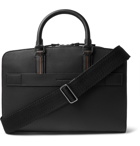 Ermenegildo Zegna - Contrast-Trimmed Full-Grain Leather Briefcase - Black