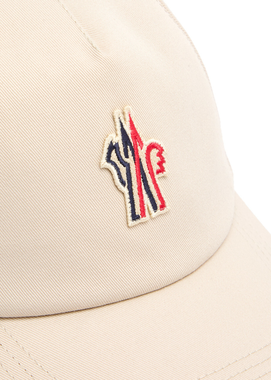 Moncler Grenoble Day-Namic Logo-embroidered Cotton cap - Cream - One Size