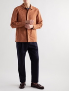 Mr P. - Cotton-Ripstop Shirt - Orange