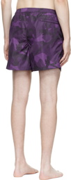 Valentino Purple Camo Swim Shorts