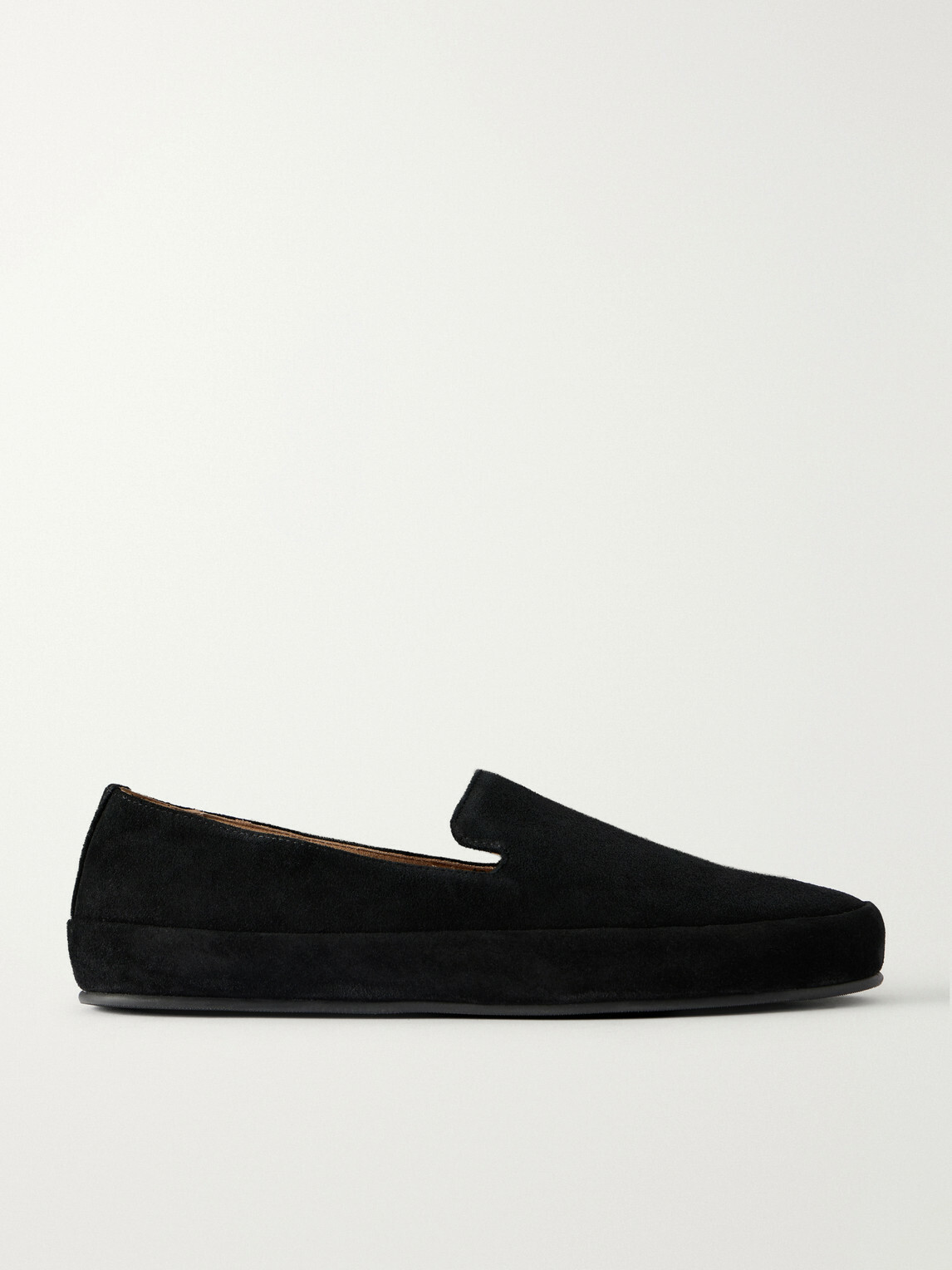 Mulo - Evening Suede Loafers - Black