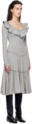 Paloma Wool Gray Carita Midi Dress