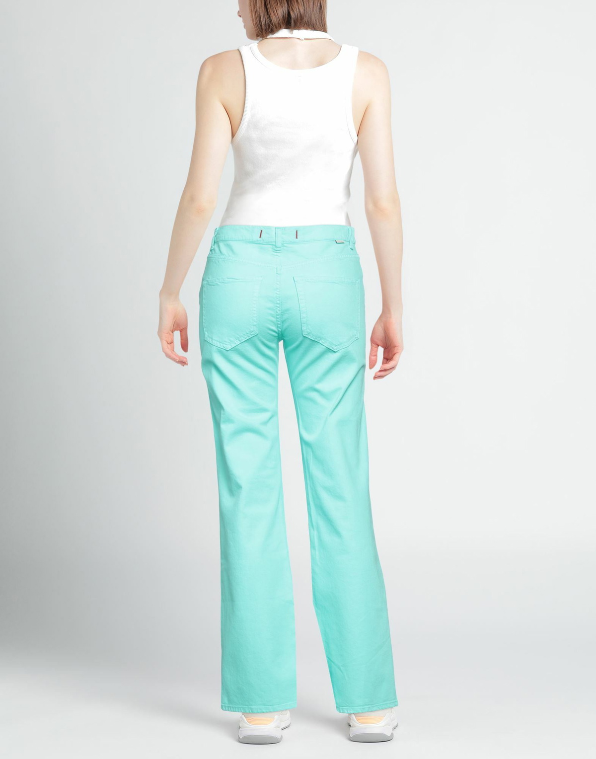 Jucca Womens Jeans Light in Green