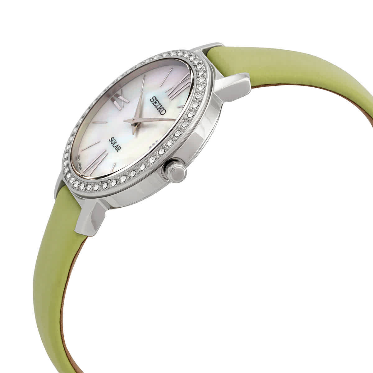 Seiko Solar Mother of Pearl Dial Ladies Watch SUP463