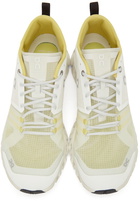 On White & Yellow Cloud X Shift Sneakers