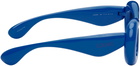 LOEWE Blue Inflated Goggle Sunglasses