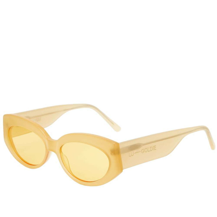Photo: Lu Goldie Women's Aurora Sunglasses in Lemon