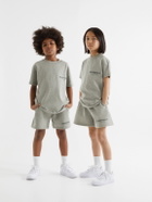 Fear of God Essentials Kids - Logo-Print Cotton-Blend Jersey T-Shirt - Gray