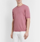 Altea - Linen and Cotton-Blend Sweater - Pink