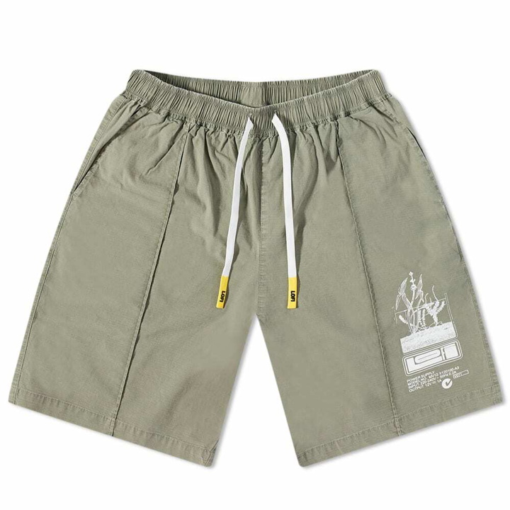 Photo: Lo-Fi Men's Antenna Ripstop Short in Washed Sage
