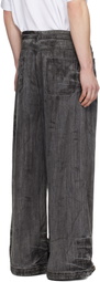 Juun.J Black Wide Jeans