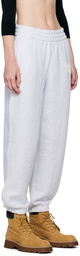 alexanderwang.t Gray Puff Logo Sweatpants