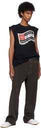 Kijun Black Flag Sleeveless Tank Top