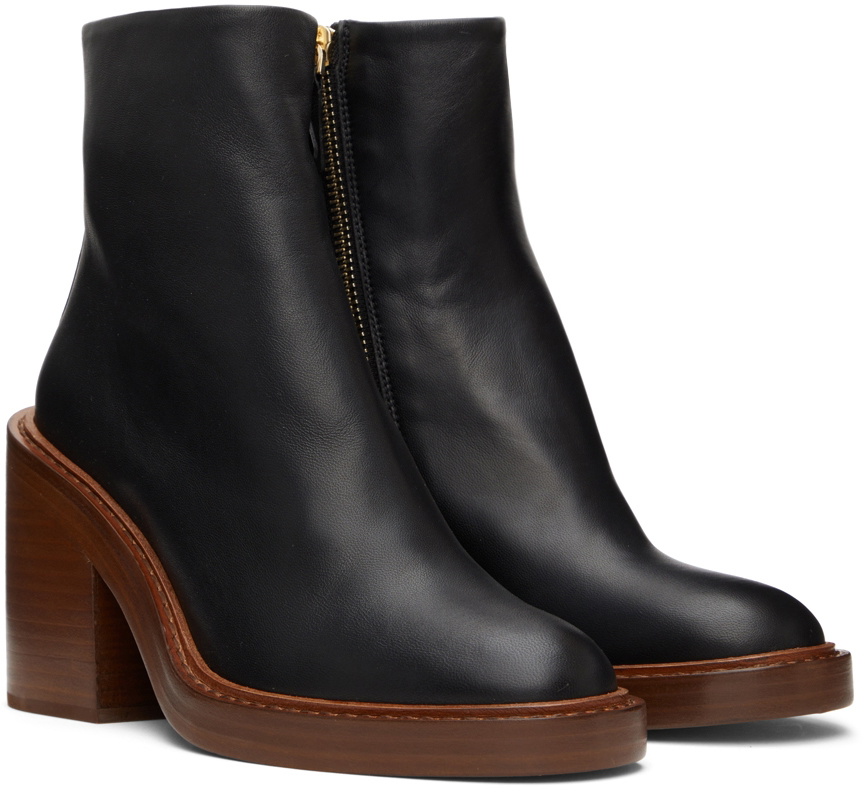 Chloé Black May Ankle Boots Chloe