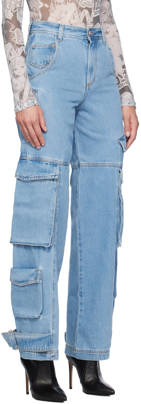 GCDS Blue Ultracargo Jeans