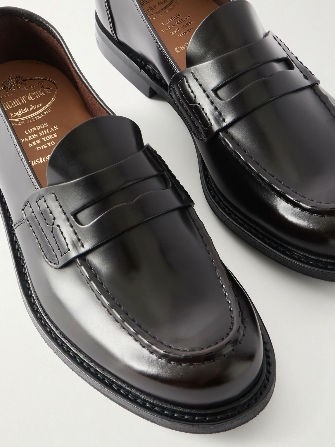 Church's - Farsley Leather Penny Loafers - Black