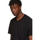 Jil Sander Black V-Neck T-Shirt