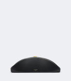 Mugler Lua leather clutch