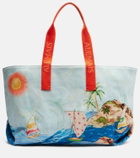 Alémais Printed cotton canvas tote bag
