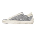 Golden Goose Silver Limited Edition Crystal Galaxy Superstar Sneakers