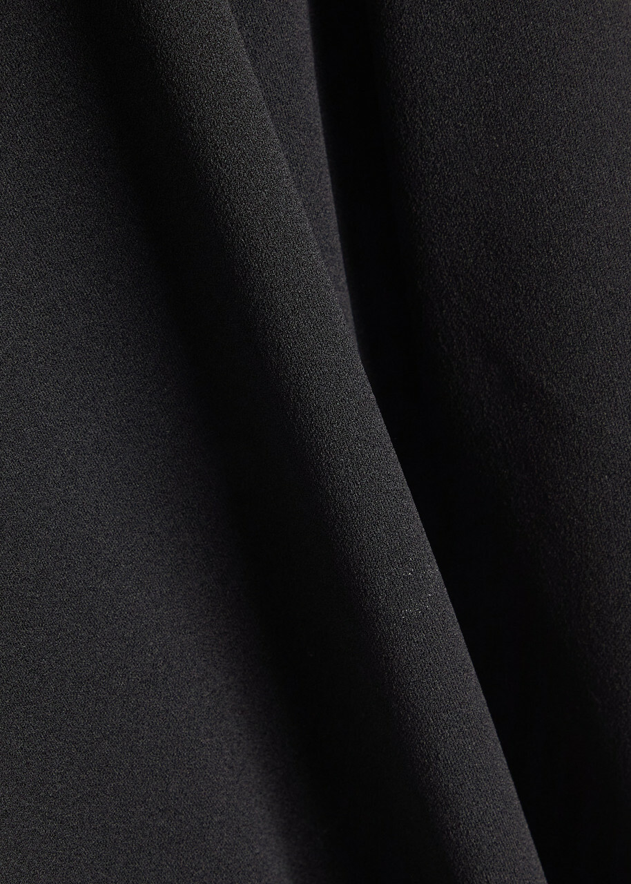 Solace London Joni Crepe Maxi Dress Black