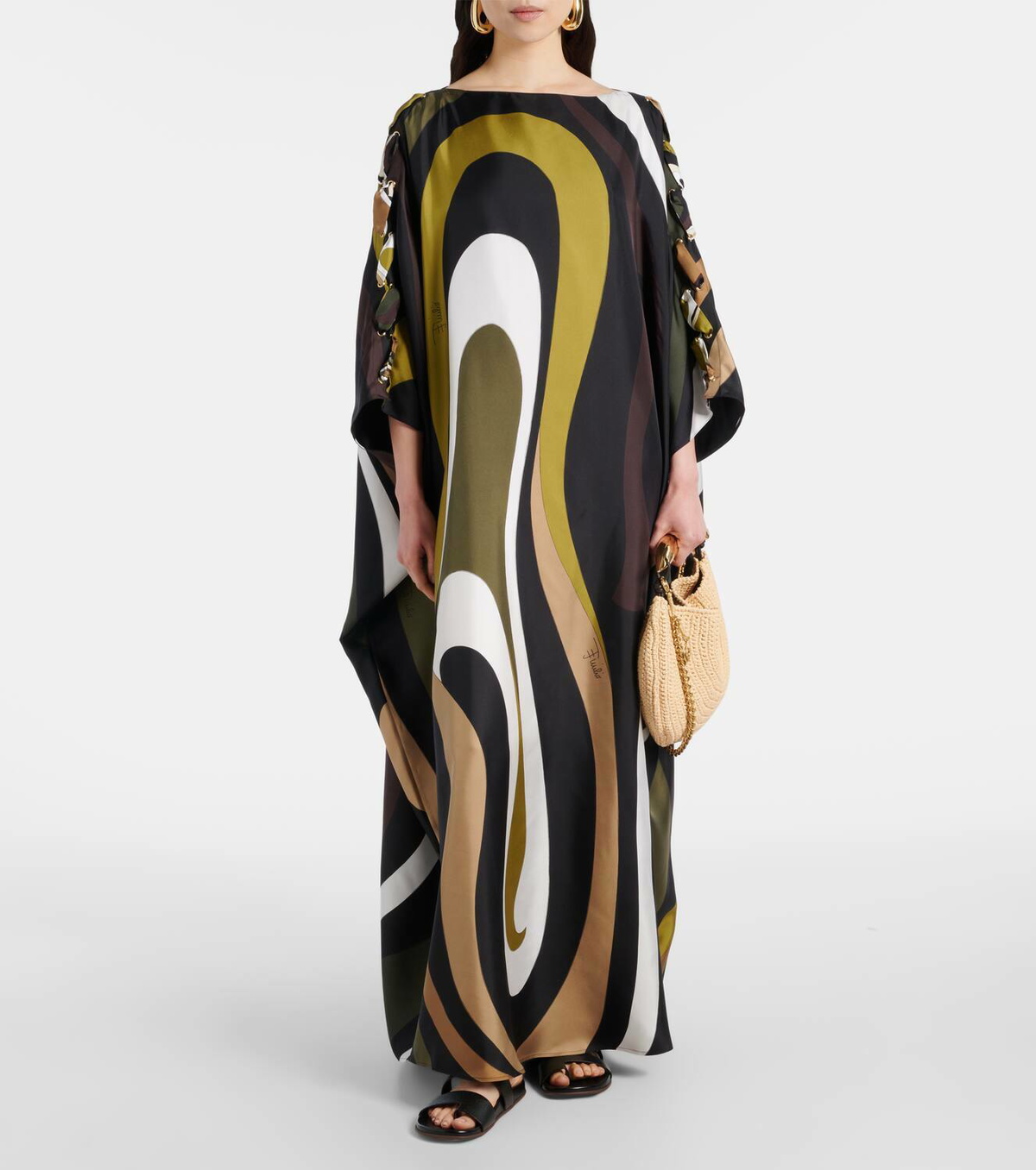 Pucci Marmo silk twill kaftan