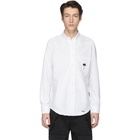 Palm Angels White Palm x Palm Ripped Oxford Shirt