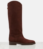 Loro Piana Kilda suede knee-high boots