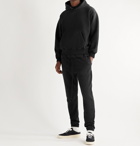 FEAR OF GOD - The Vintage Tapered Fleece-Back Cotton-Jersey Sweatpants - Black