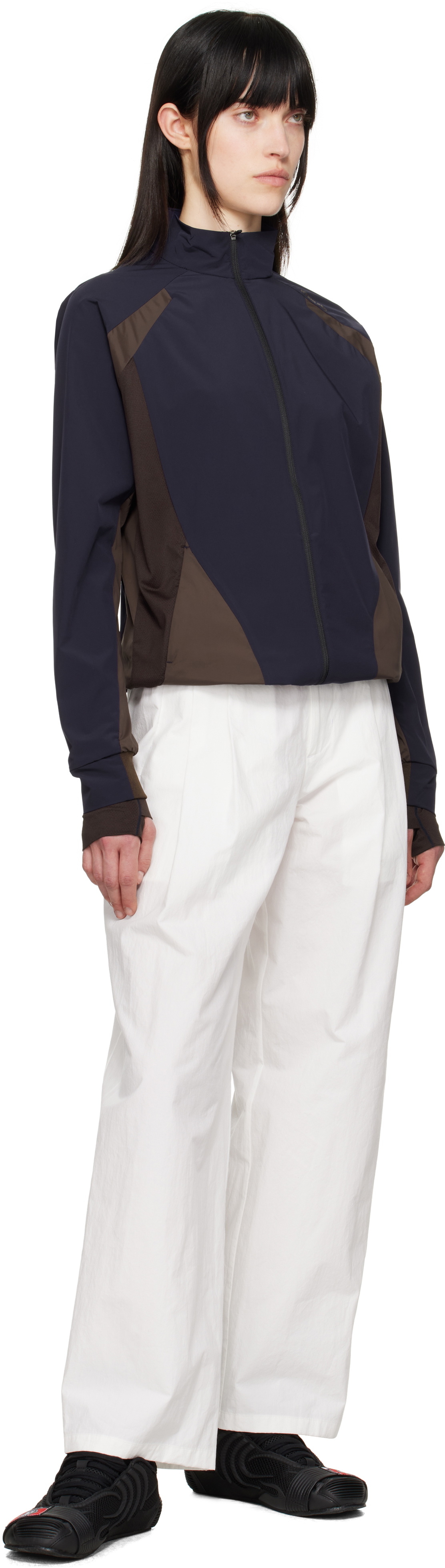 HYEIN SEO Navy Zip-Up Track Jacket
