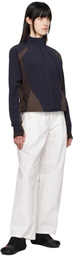 HYEIN SEO Navy Zip-Up Track Jacket