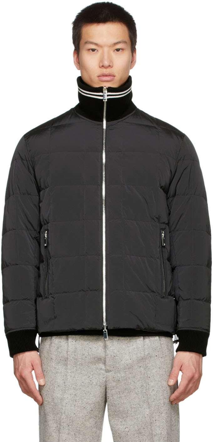 Theory Reversible Black & Brown Down Rector Jacket Theory